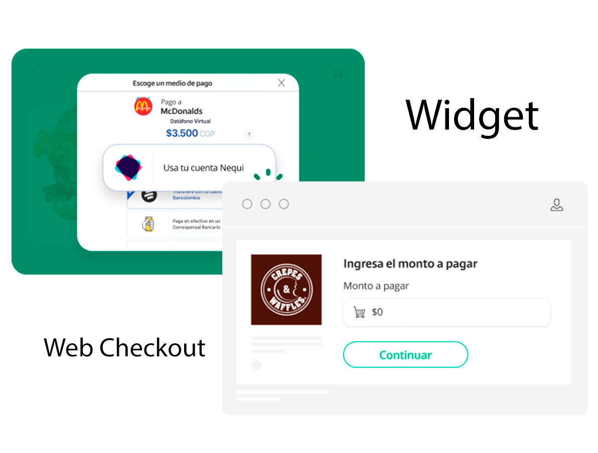 Pagos en Línea Seguros con Wompi Colombia - Modos Widget y Web Checkout